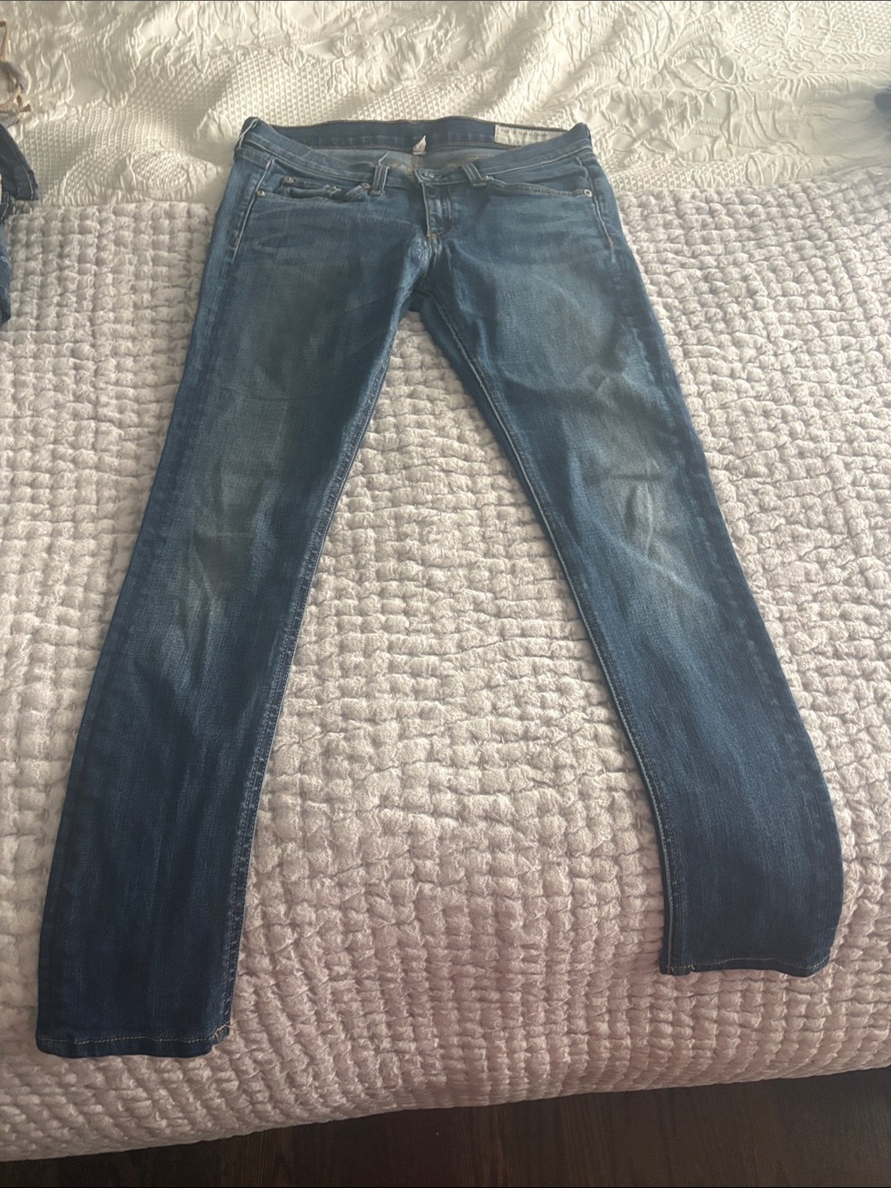 rag & bone Indigo Blue Skinny Jeans